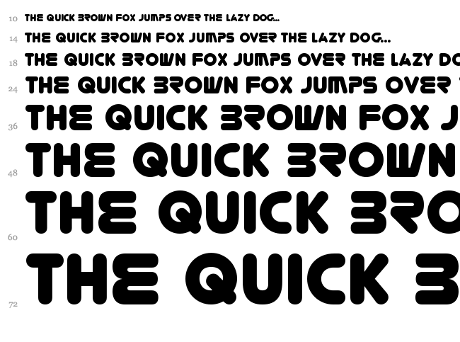 You're Gone font waterfall